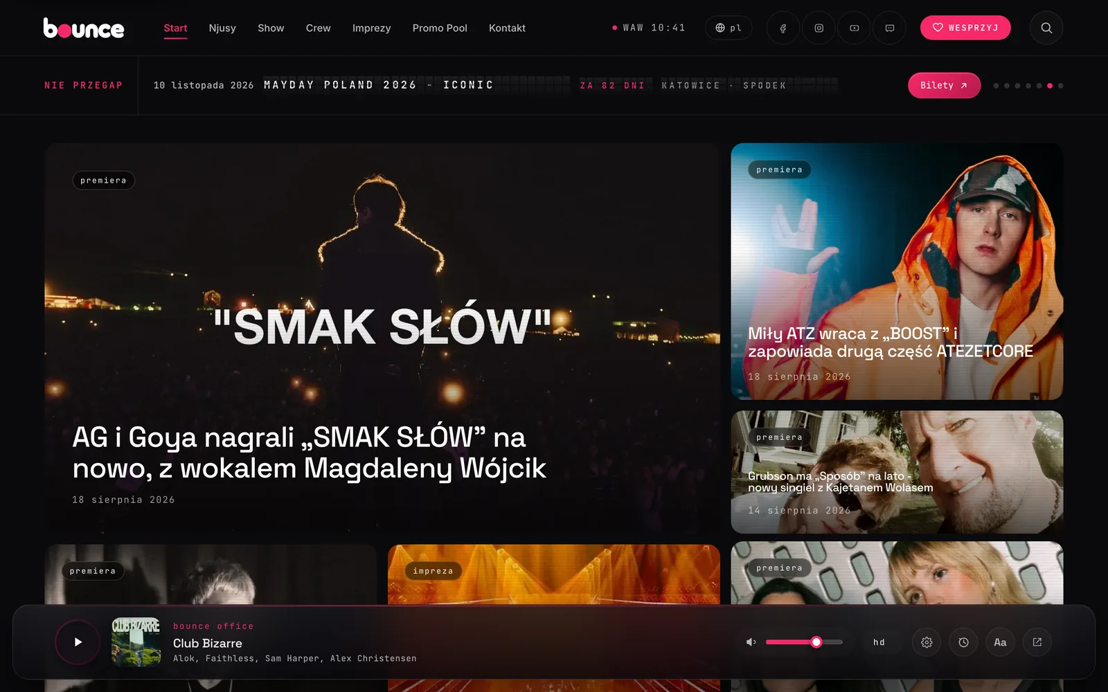 bounce.radio - platforma radiowa i muzyczna